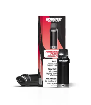 Pomegranate Peach 20mg Boosted Ultra 6ml Pod