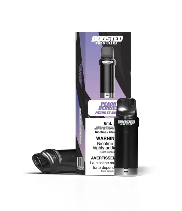 Boosted Peach Berries 20mg Boosted Ultra 6ml Pod