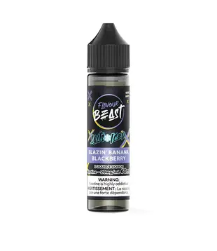 Blazin Banana Blackberry Ice 20mg Flavour Beast Nic Salt 60ml E-Liquid