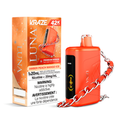 Amber Peach Mango Ice Kraze Luna 42k Rechargeable Disposable