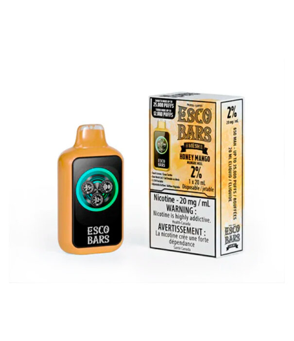 Esco Bars Honey Mango Esco Bars 25k Rechargeable Disposable