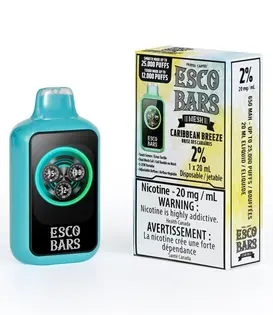 Caribbean Breeze Esko Bars 25k Rechargeable Disposable