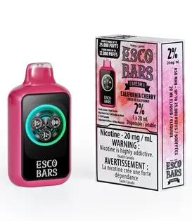 California Cherry Esko Bars 25k Rechargeable Disposable