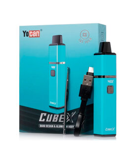 Blue Yocan Cube X Wax Kit 1400mah