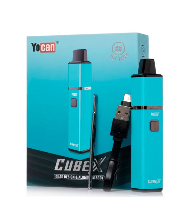 Blue Yocan Cube X Wax Kit 1400mah