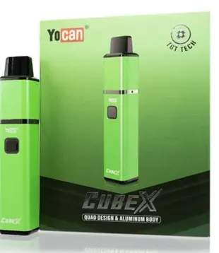 Green Yocan Cube X Wax Kit 1400mah