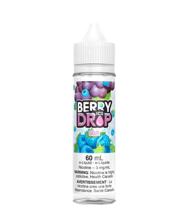 Grape Ice 3mg Berry Drop 60ml Freebase E-liquid