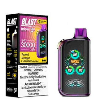 Pineapple + Coconut Drip’N Fasta Blast By Envi 30k Rechargeable Disposable