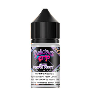 Sour Triple Berry 20mg Delicious Drip by RUFPUF Nic Salt 30ml E-liquid