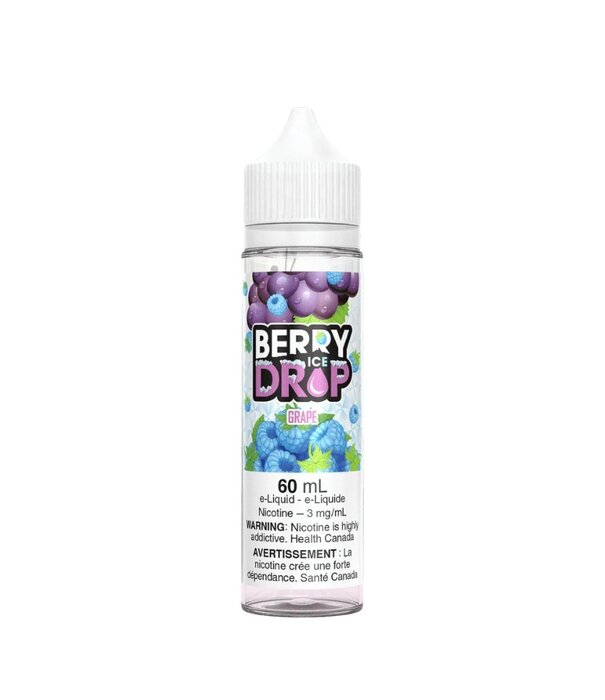 Grape Ice 6mg Berry Drop 60ml Freebase E-liquid