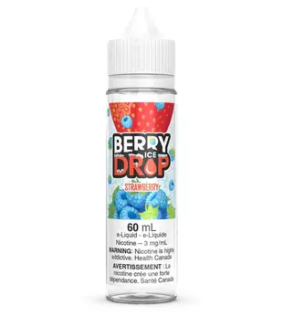 Strawberry Ice 6mg Berry Drop 60ml Freebase E-liquid