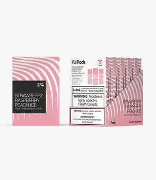 Strawberry Raspberry Peach Ice Z Pods Pack