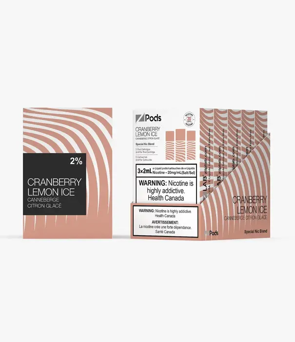 Ziip Labs Cranberry Lemon Ice Z Pods Pack