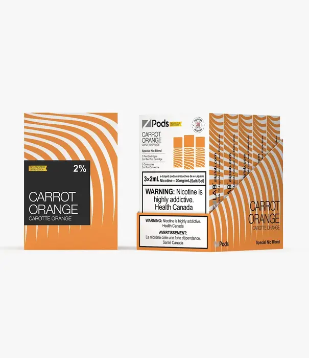 Ziip Labs Carrot Orange Z Pods Pack