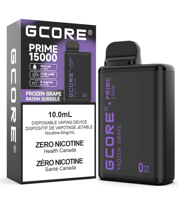 RufPuf Frozen Grape GCore Prime 15k 0mg Disposable