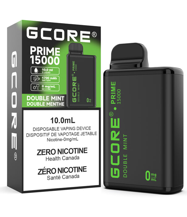 RufPuf Double Mint GCore Prime 15k 0mg Disposable