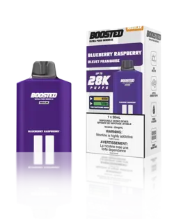 Blueberry Raspberry Boosted  Ultra Pod Series II 28k Regular Disposable Vape Pod