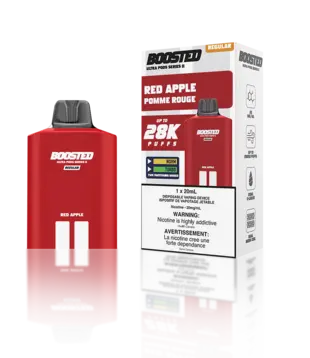 Red Apple Boosted Ultra Pod Series II 28k Regular Disposable Vape zpod