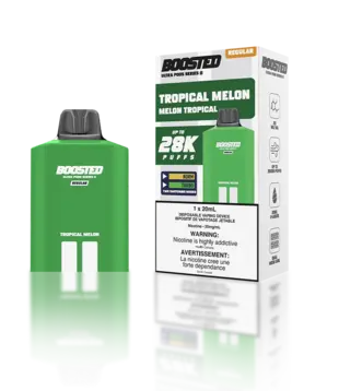 Tropical Melon Boosted Ultra Pod Series II 28k Regular Disposable Vape Pod
