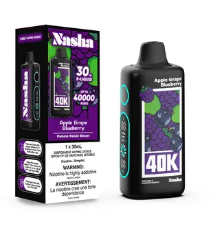 Apple Grape Blueberry Nasha 40k Rechatgeable Disposable