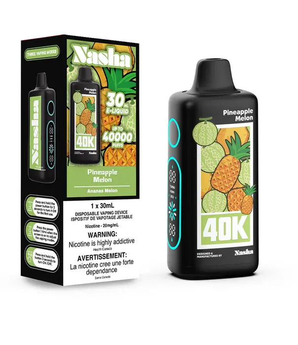 Boosted Pineapple Melon Nasha 40k Rechargeable Disposable