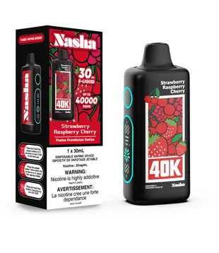 Strawberry Raspberry Cherry Nasha 40k Rechargeable Disposable