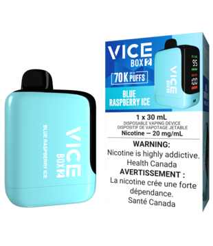 Blue Raspberry Ice Vice Box 2 70k Rechargeable Disposable