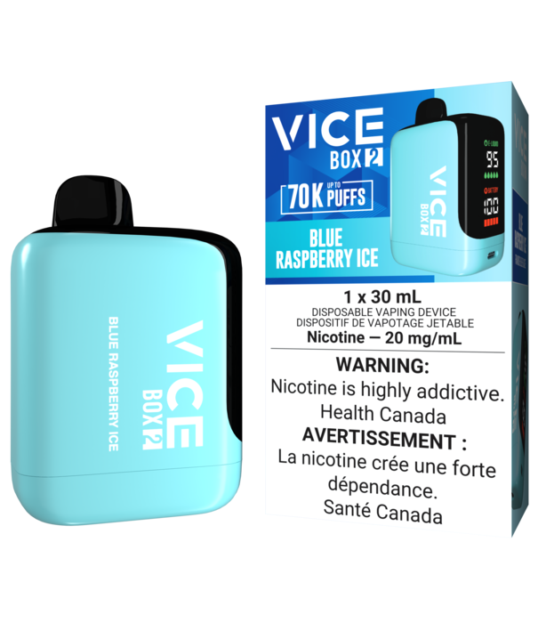 Vice Blue Raspberry Ice Vice Box 2 70k Rechargeable Disposable