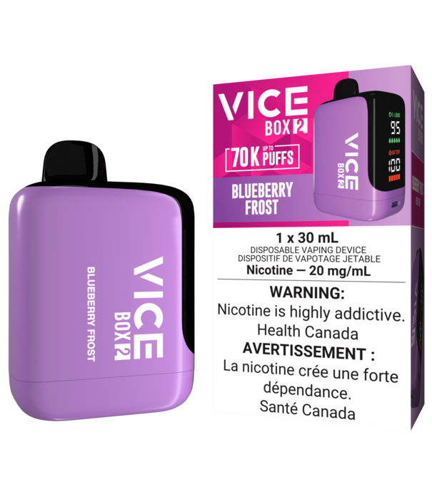 Vice Blueberry Frost Vice Box 2 70k Rechargeable Disposable