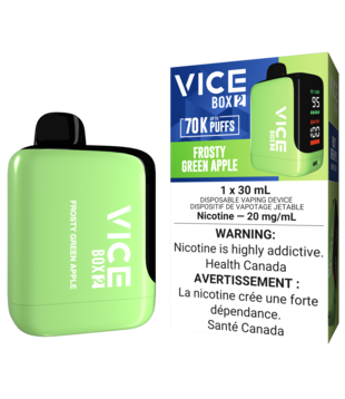 Frosty Green Apple Vice  Box 2 70k Rechargeable Disposable