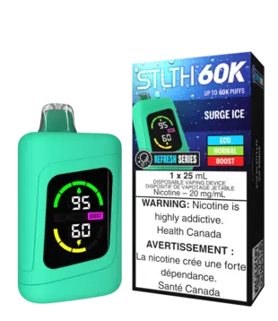 Surge Ice STLTH 60k Rechargeable Disposable