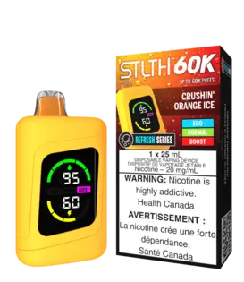 Crush in’ Orange Ice STLTH 60k Rechargeable Disposable