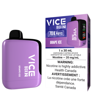 Grape Ice Vice Box 302 70k Rechargeable Disposable