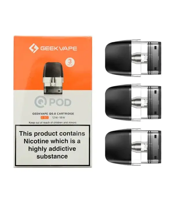 Q Pod 0.8ohm, 3ml, 12-18w
