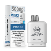 Epic Blue Razz Ice Flavour Beast Unleashed Level X G2 Ultra 50k Disposable Vape Pod