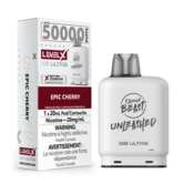 Epic Cherry Flavour Beast Unleashed Level X G2 Ultra 50k Disposable Vape Pod