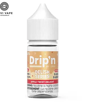 Apple Twist Delight 20mg Drip’N by Envi Delish Series Nic Salt 30ml E-liquid