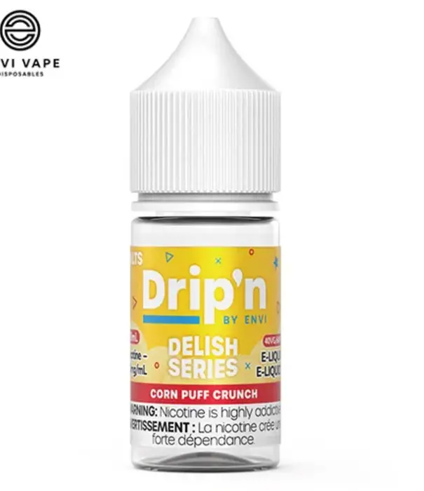 Envi Drip'n Corn Puff Crunch 20mg Drip’N by Envi Delish Series Nic Salt 30ml E-liquid