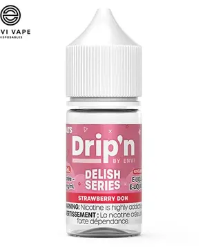 Strawberry Doh 20mg Drip’N by Envi Delish Series Nic Salt 30ml E-liquid