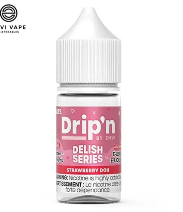 Envi Drip'n Strawberry Doh 20mg Drip’N by Envi Delish Series Nic Salt 30ml E-liquid