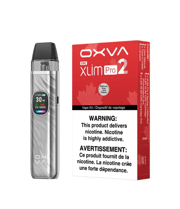 OXVA Platinum Gray Oxva Xlim Pro 2 30w Open Pod Kit (CRC)