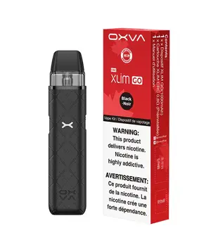 Black Oxva Xlim Go 30w Open Pod Kit (CRC)