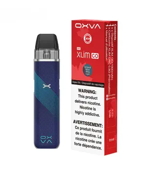 Striped Blue Oxva Xlim Go 30w Open Pod Kit (CRC)