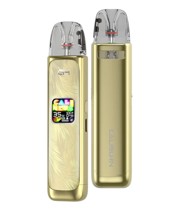Sahara Gold Uwell Caliburn G4 35w Open Pod Kit (CRC)