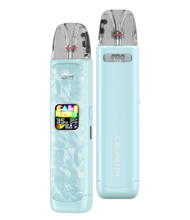 Glacier Blue Uwell Caliburn G4 35w Pen Pod Kit (CRC)