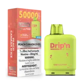 Peach Canada D Ice Drip’N Level X G2 Ultra 50k Disposable Vape Pod