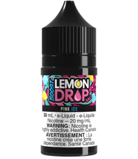 Pink Ice 20mg Lemon Drop Boost Nic Salt 30ml E-liquid