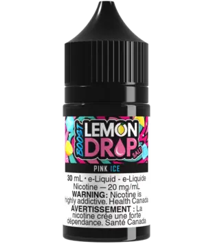 Pink Ice 20mg Lemon Drop Boost Nic Salt 30ml E-liquid