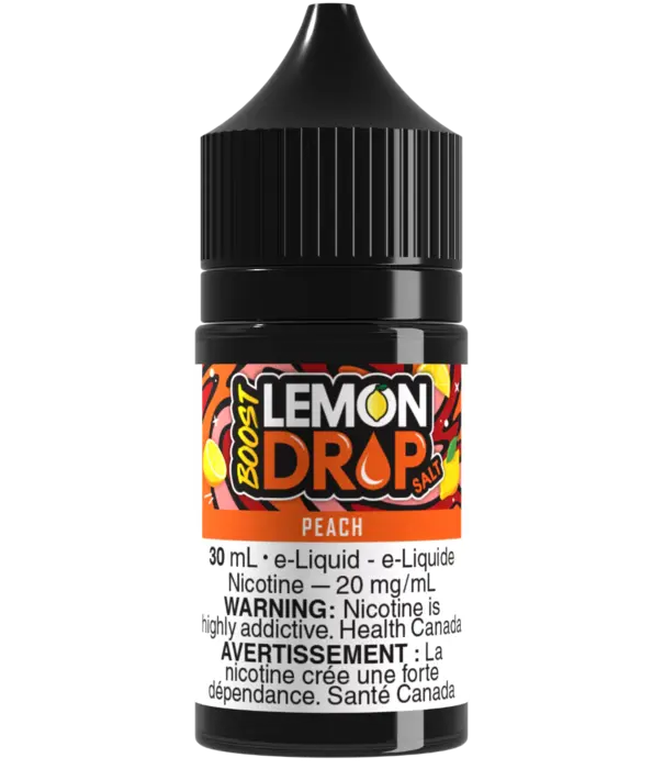 Peach 20mg Lemon Drop Boost Nic Salt 30ml E-liqud