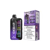 Grape Raspberry Rocky Vapor Ox Bar Tri-Fusion 30ml Rechargeable Disposable